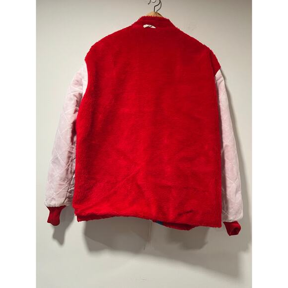Vintage 1970s American Airlines Red Bomber Full Zip Up Jacket Size Medium JL - Picture 15 of 16